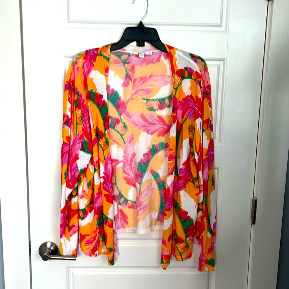 Colorful Chicos size 4 sweater top